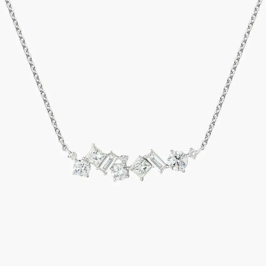 Çoklu Kesim Model 2.00 karat Laboratuvar Pırlanta Kolye 18K - Bold Diamonds