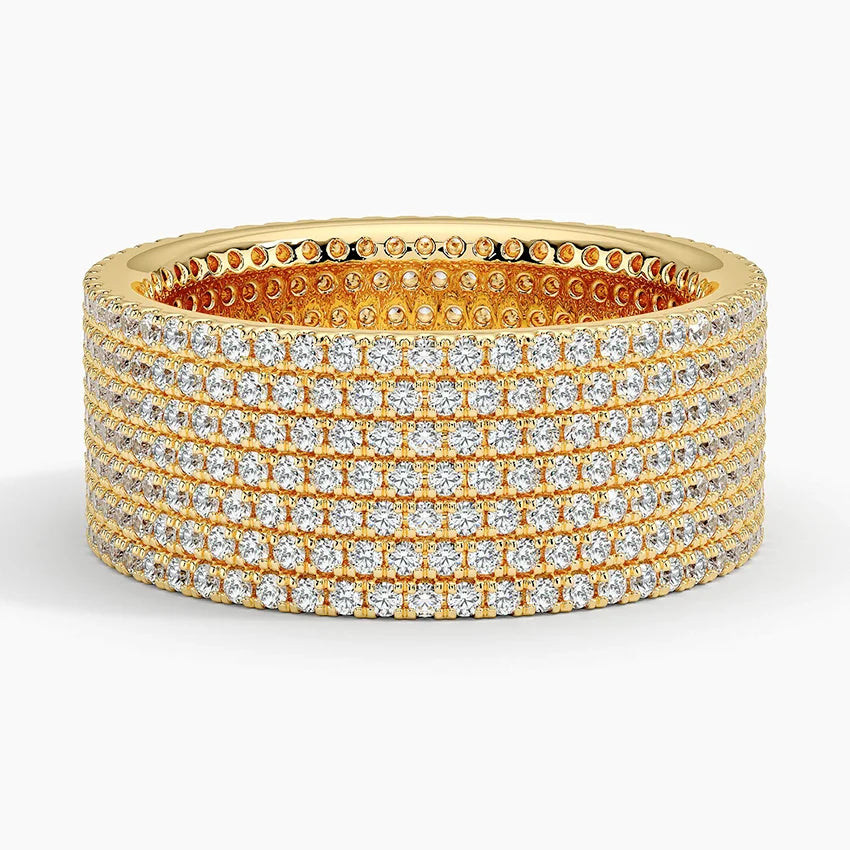 Tam Tur 2,00 Karat Yuvarlak Kesim Laboratuvar Pırlanta Yüzük 18K - Bold Diamonds