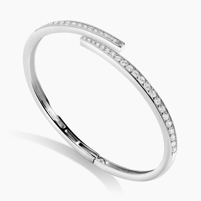 Sarma Model 2.00 Karat Yuvarlak Kesim Laboratuvar Pırlanta Bileklik 18K - Bold Diamonds