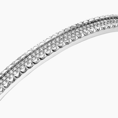 Özel Tasarım 2.00 Karat Yuvarlak Kesim Laboratuvar Pırlanta Bileklik 18K - Bold Diamonds