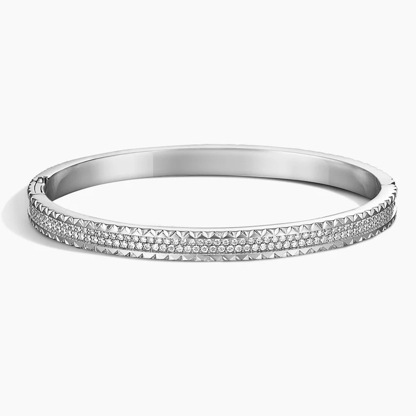 Özel Tasarım 2.00 Karat Yuvarlak Kesim Laboratuvar Pırlanta Bileklik 18K - Bold Diamonds
