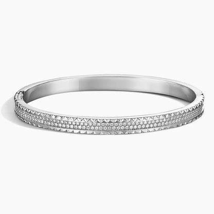 Özel Tasarım 2.00 Karat Yuvarlak Kesim Laboratuvar Pırlanta Bileklik 18K - Bold Diamonds