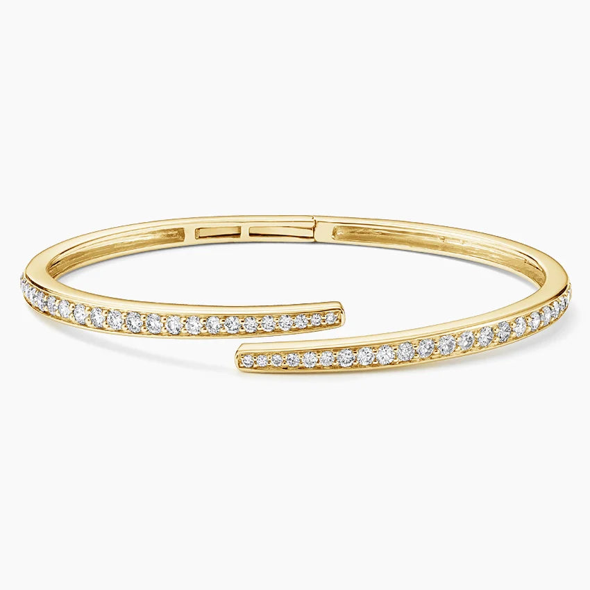 Sarma Model 2.00 Karat Yuvarlak Kesim Laboratuvar Pırlanta Bileklik 18K - Bold Diamonds