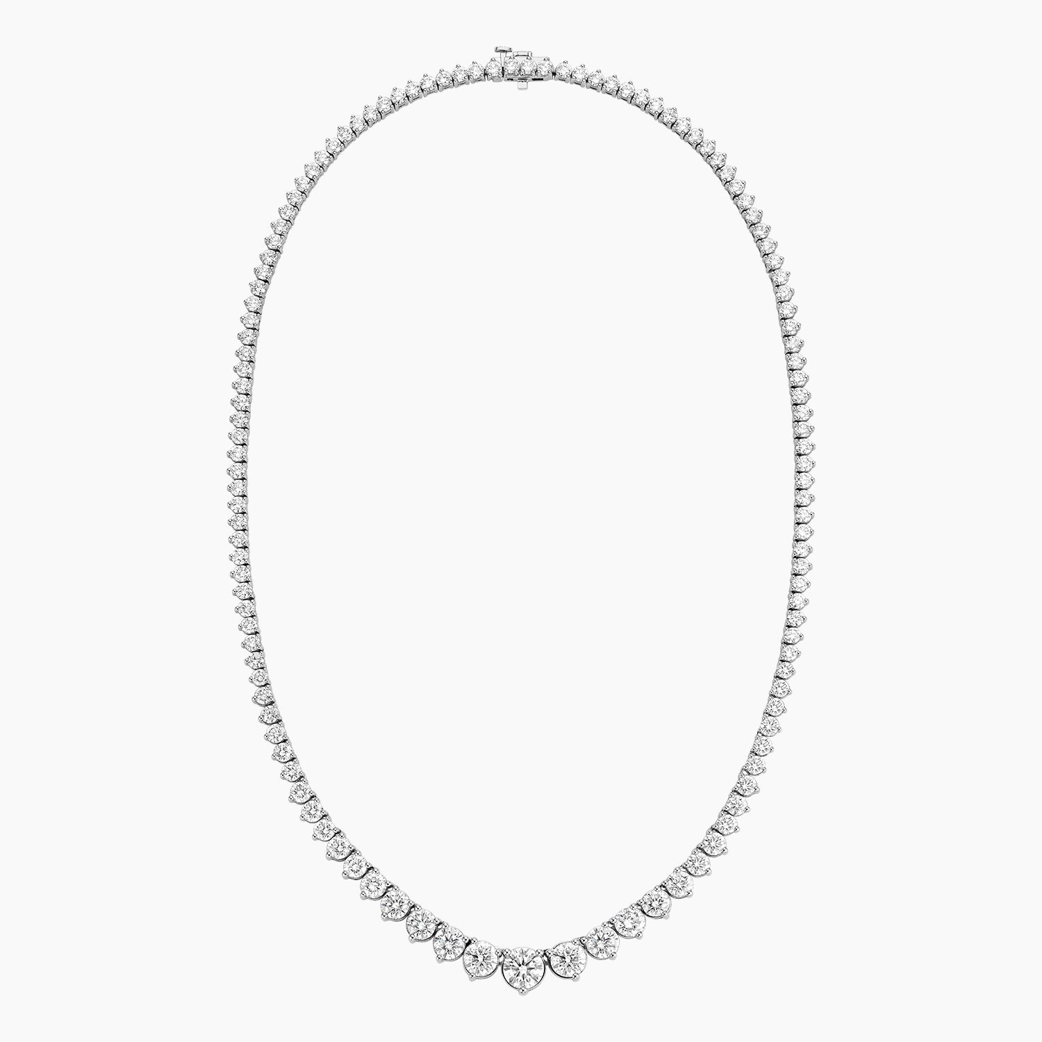 Sonsuz Işıltı Model 20.00 karat Yuvarlak Kesim Laboratuvar Pırlanta Kolye 18K - Bold Diamonds