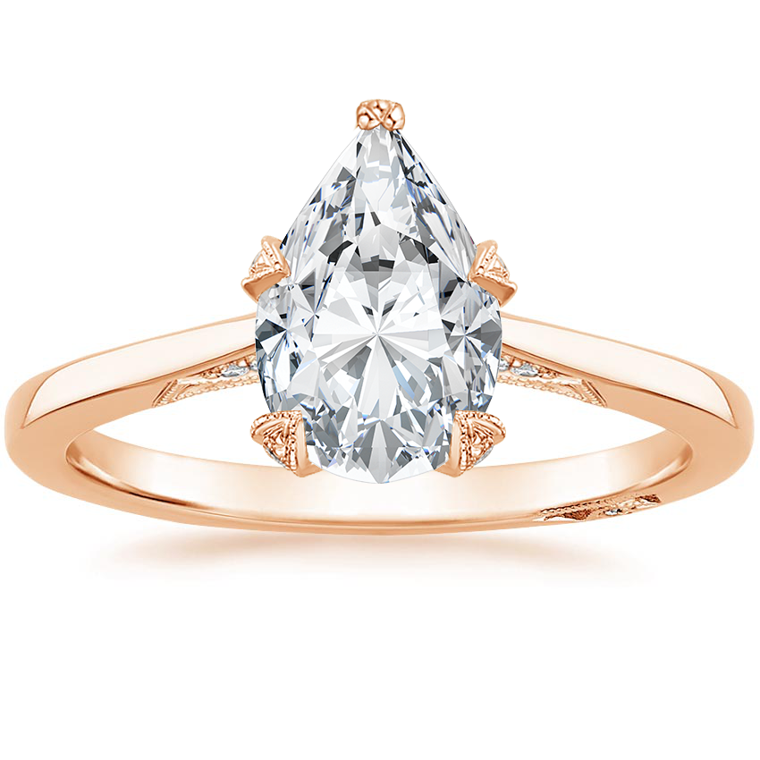 2.25 Damla Kesim Hidden Halo Tasarım Tektaş Laboratuvar Pırlanta Yüzük - Telara