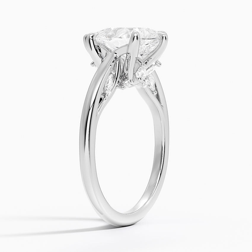 2.30 Damla Kesim Hidden Halo Tasarım Tektaş Laboratuvar Pırlanta Yüzük - Dalara