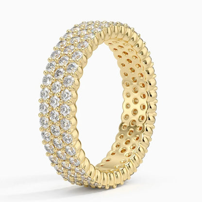 Tam Tur 2,00 Karat Yuvarlak Kesim Laboratuvar Pırlanta Yüzük 18K - Bold Diamonds