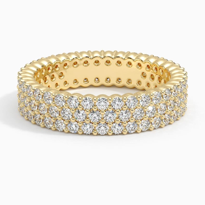 Tam Tur 2,00 Karat Yuvarlak Kesim Laboratuvar Pırlanta Yüzük 18K - Bold Diamonds
