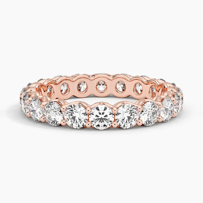 Tam Tur 2,00 Karat Yuvarlak Kesim Laboratuvar Pırlanta Yüzük 18K - Bold Diamonds