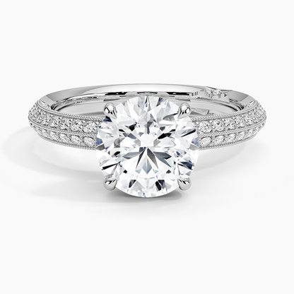 2.50 Yarım Tur Tasarım Tektaş Laboratuvar Pırlanta Yüzük - Selara