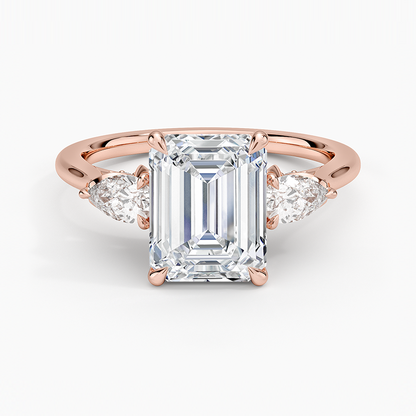 1.60 Carat Princess Halo Design Solitaire Lab Diamond Ring 18K - Florina 