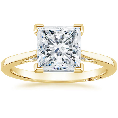 2.25 Prenses Kesim Hidden Halo Tasarım Tektaş Laboratuvar Pırlanta Yüzük - Telara