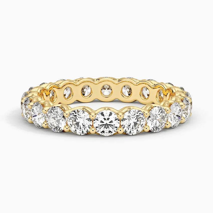 Tam Tur 2,00 Karat Yuvarlak Kesim Laboratuvar Pırlanta Yüzük 18K - Bold Diamonds