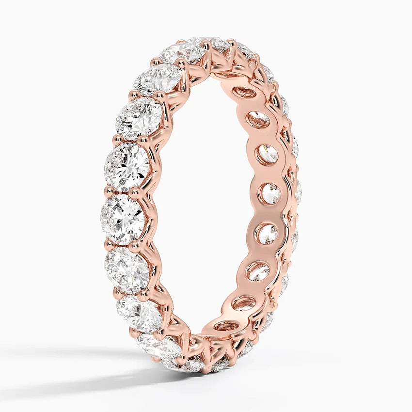 Tam Tur 2,00 Karat Yuvarlak Kesim Laboratuvar Pırlanta Yüzük 18K - Bold Diamonds