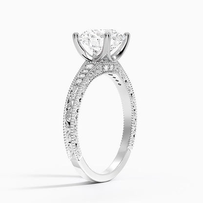 2.15 Hidden Halo Tasarım Tektaş Laboratuvar Pırlanta Yüzük - Silora