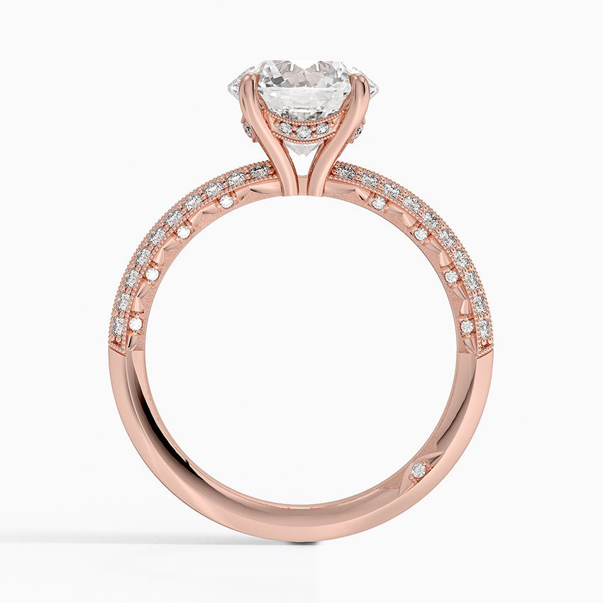 2.50 Yarım Tur Tasarım Tektaş Laboratuvar Pırlanta Yüzük - Selara