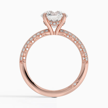 2.50 Yarım Tur Tasarım Tektaş Laboratuvar Pırlanta Yüzük - Selara