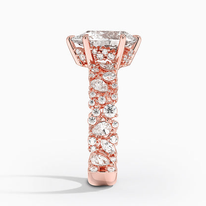 3.00 Damla Kesim Özel Tasarım Tektaş Laboratuvar Pırlanta Yüzük - Aylora