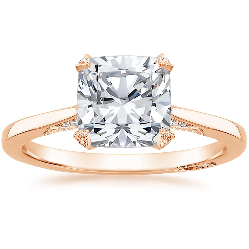 2.25 Cushion Kesim Hidden Halo Tasarım Tektaş Laboratuvar Pırlanta Yüzük - Telara