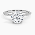 2.25 Karat Hidden Halo Tasarım Tektaş Laboratuvar Pırlanta Yüzük 18K  - Melora - Bold Diamonds