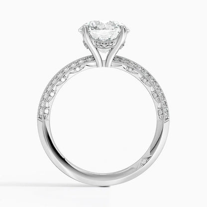 2.50 Yarım Tur Tasarım Tektaş Laboratuvar Pırlanta Yüzük - Selara