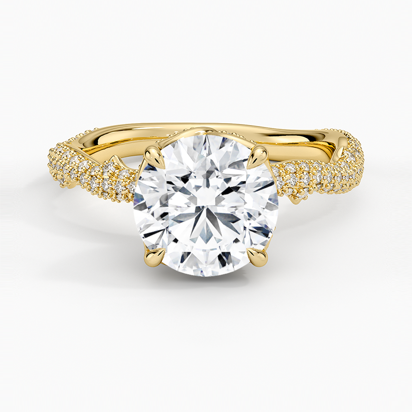 2.75 Hidden Halo Tasarım Tektaş Laboratuvar Pırlanta Yüzük - Filara