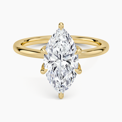 1.60 Carat Princess Halo Design Solitaire Lab Diamond Ring 18K - Florina 