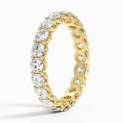 Tam Tur 2,00 Karat Yuvarlak Kesim Laboratuvar Pırlanta Yüzük 18K - Bold Diamonds