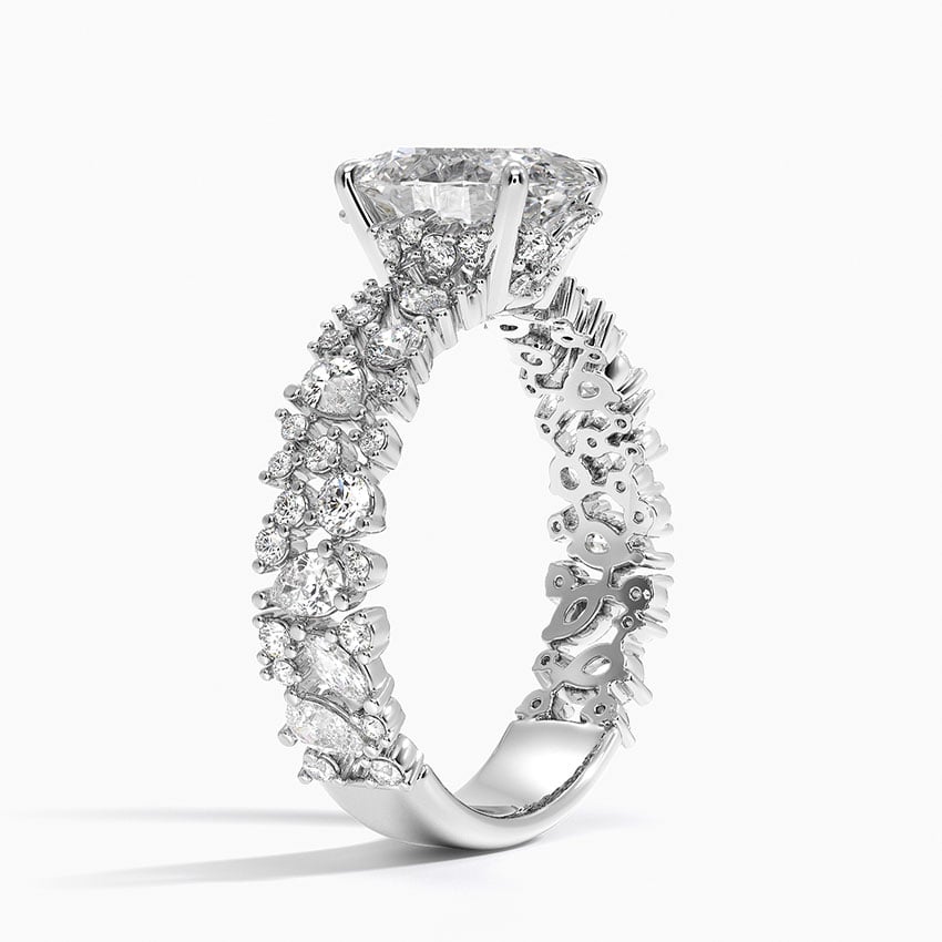 3.00 Oval Kesim Özel Tasarım Tektaş Laboratuvar Pırlanta Yüzük - Aylora