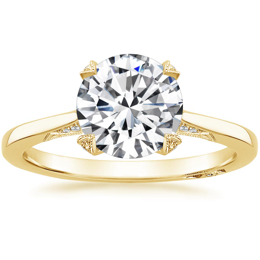 2.25 Hidden Halo Tasarım Tektaş Laboratuvar Pırlanta Yüzük - Telara