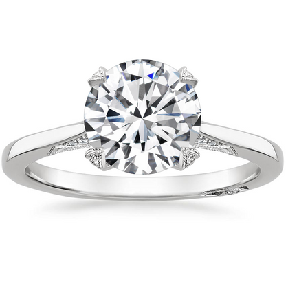 2.25 Hidden Halo Tasarım Tektaş Laboratuvar Pırlanta Yüzük - Telara