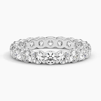 Tam Tur 2,00 Karat Yuvarlak Kesim Laboratuvar Pırlanta Yüzük 18K - Bold Diamonds