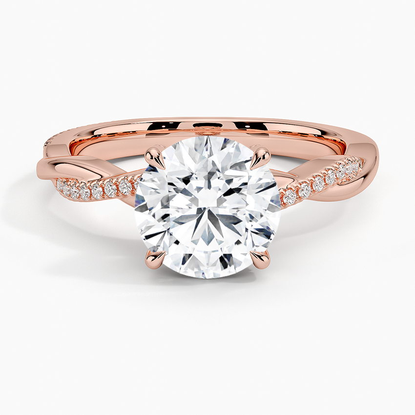 2.25 Karat Hidden Halo Tasarım Tektaş Laboratuvar Pırlanta Yüzük 18K  - Talora - Bold Diamonds