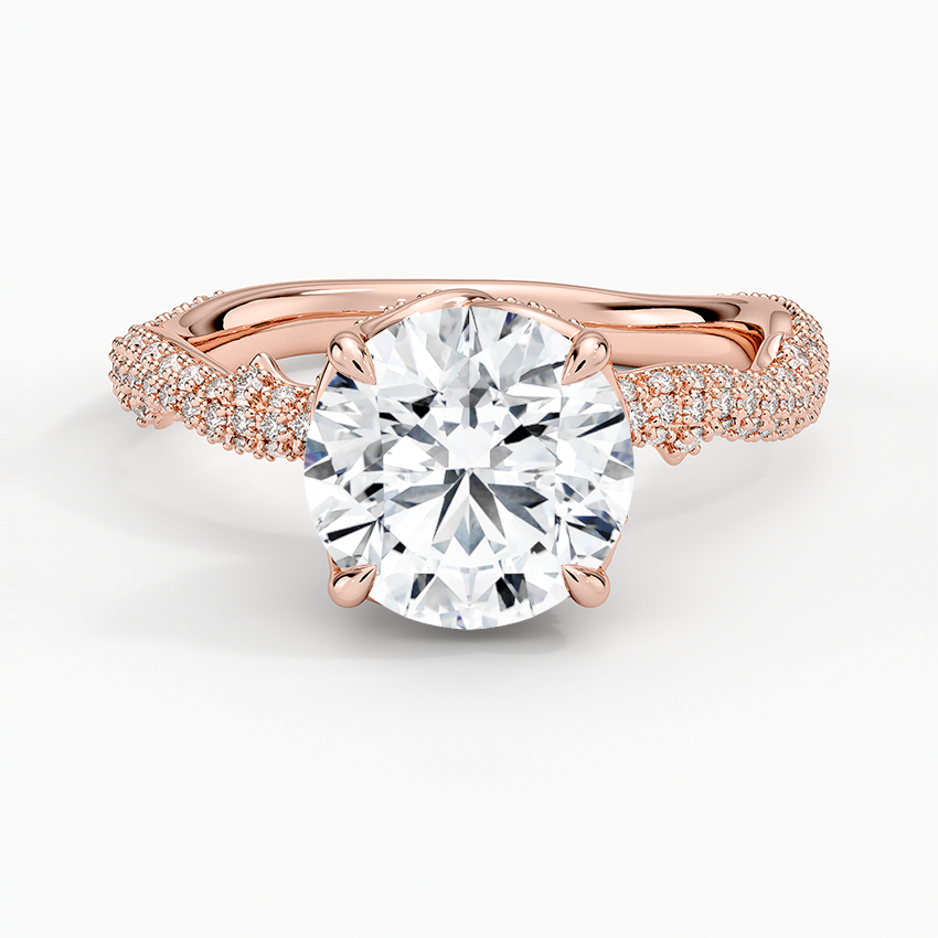 2.75 Hidden Halo Tasarım Tektaş Laboratuvar Pırlanta Yüzük - Filara