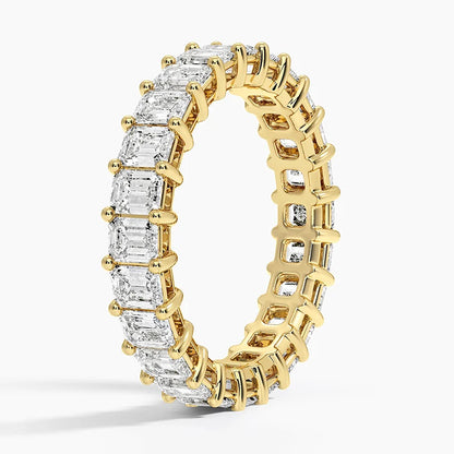 Tam Tur 3,00 Karat Baget Kesim Laboratuvar Pırlanta Yüzük 18K - Bold Diamonds