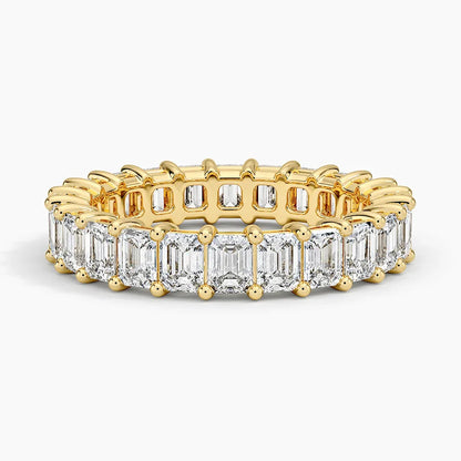 Tam Tur 3,00 Karat Baget Kesim Laboratuvar Pırlanta Yüzük 18K - Bold Diamonds