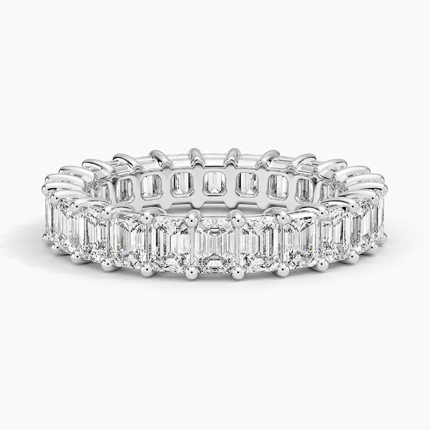 Tam Tur 3,00 Karat Baget Kesim Laboratuvar Pırlanta Yüzük 18K - Bold Diamonds