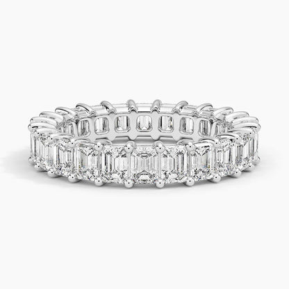Tam Tur 3,00 Karat Baget Kesim Laboratuvar Pırlanta Yüzük 18K - Bold Diamonds