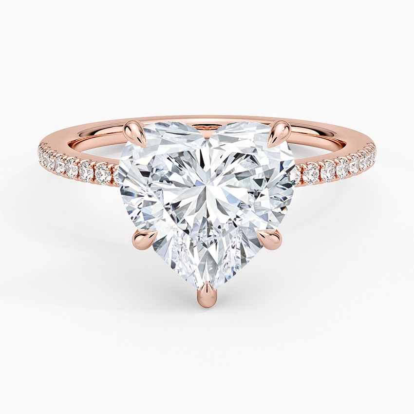 1.60 Carat Princess Halo Design Solitaire Lab Diamond Ring 18K - Florina 