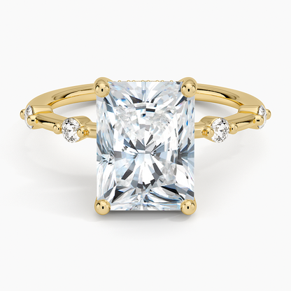 3.20 Radiant Kesim Hidden Halo Tasarım Tektaş Laboratuvar Pırlanta Yüzük - Zelora