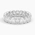 Tam Tur 3,00 Karat Oval Kesim Laboratuvar Pırlanta Yüzük 18K - Bold Diamonds