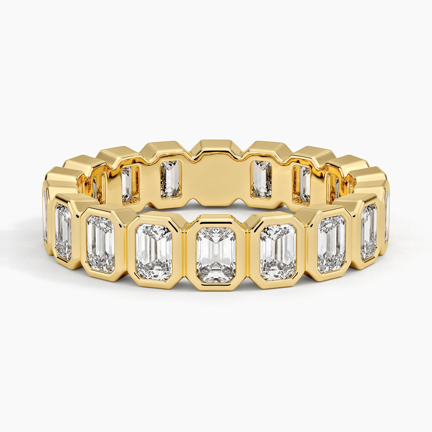 Tam Tur 3,00 Karat Yuvarlak Kesim Laboratuvar Pırlanta Yüzük 18K - Bold Diamonds