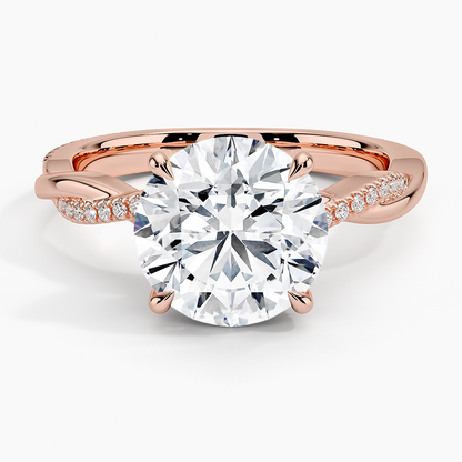 1.60 Carat Princess Halo Design Solitaire Lab Diamond Ring 18K - Florina 