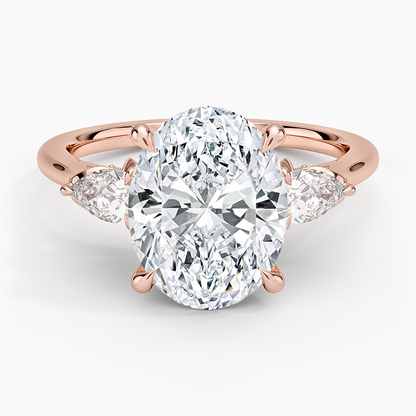 1.60 Carat Princess Halo Design Solitaire Lab Diamond Ring 18K - Florina 
