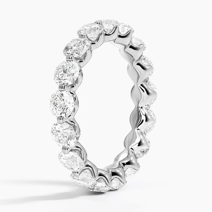 Yarım Tur 1.50 Karat Yuvarlak Kesim Laboratuvar Pırlanta Yüzük 18K - Bold Diamonds