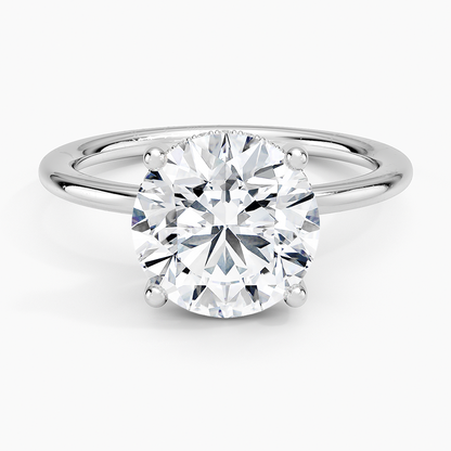 3.10 Hidden Halo Tasarım Tektaş Laboratuvar Pırlanta Yüzük - Melara