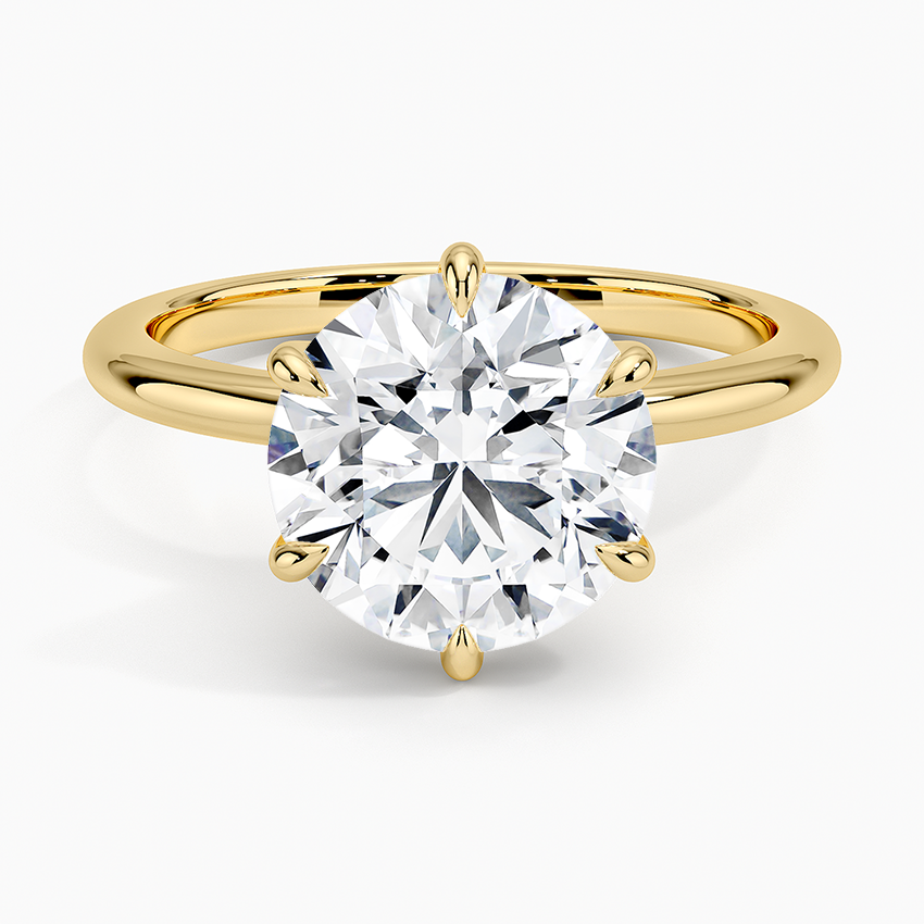 3.10 Hidden Halo Tasarım Tektaş Laboratuvar Pırlanta Yüzük - Eylora