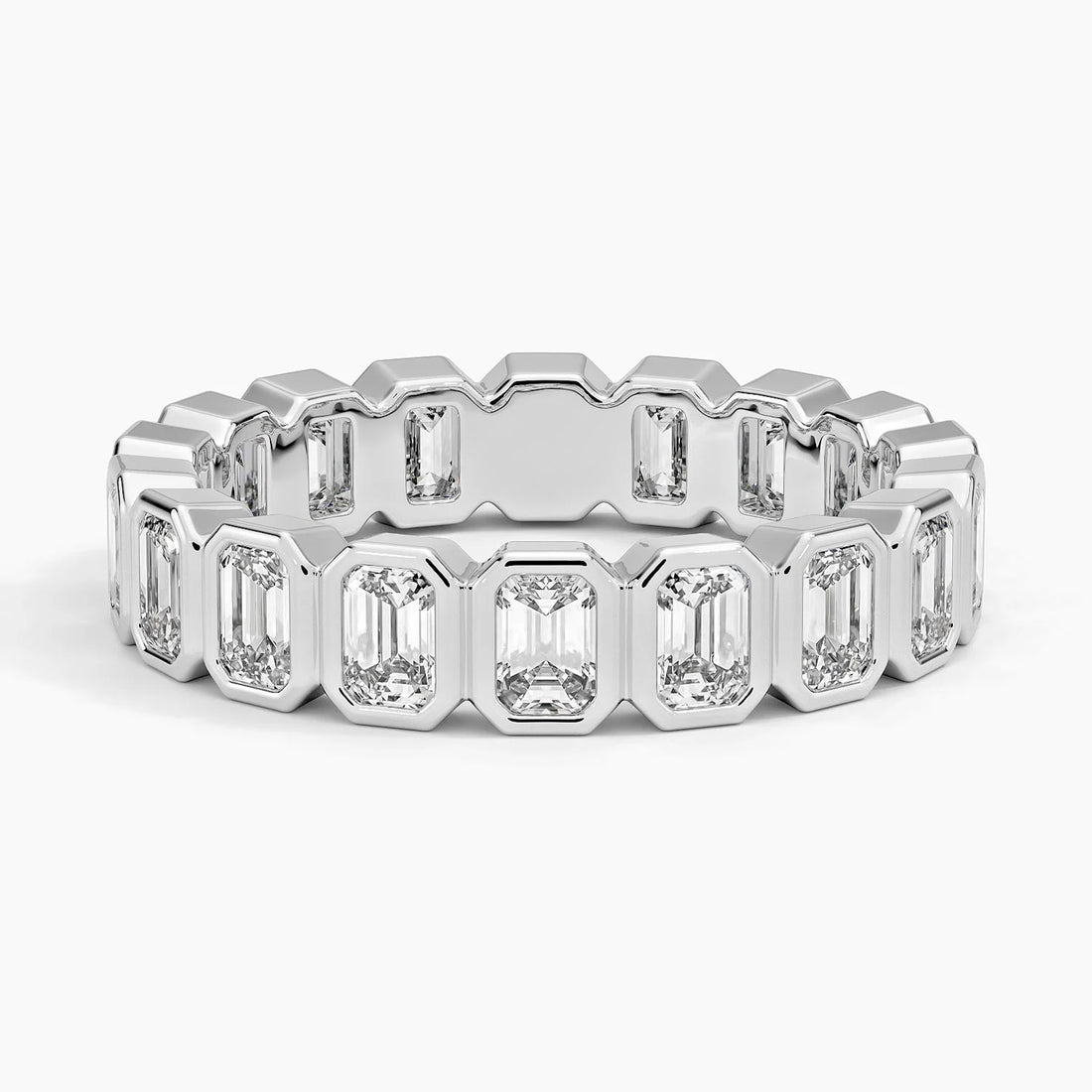 Tam Tur 3,00 Karat Yuvarlak Kesim Laboratuvar Pırlanta Yüzük 18K - Bold Diamonds