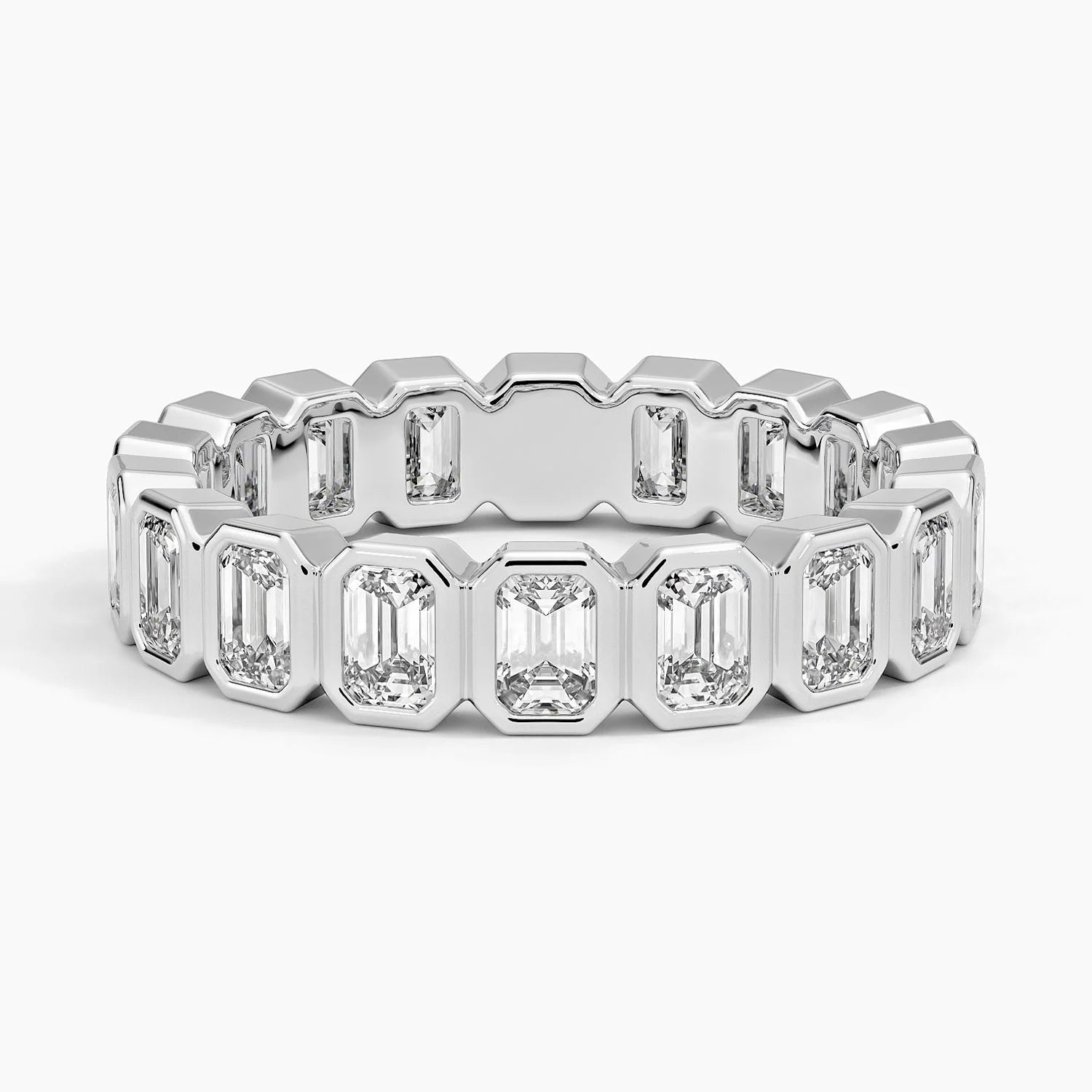 Tam Tur 3,00 Karat Yuvarlak Kesim Laboratuvar Pırlanta Yüzük 18K - Bold Diamonds