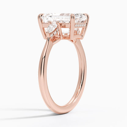 1.60 Carat Princess Halo Design Solitaire Lab Diamond Ring 18K - Florina 